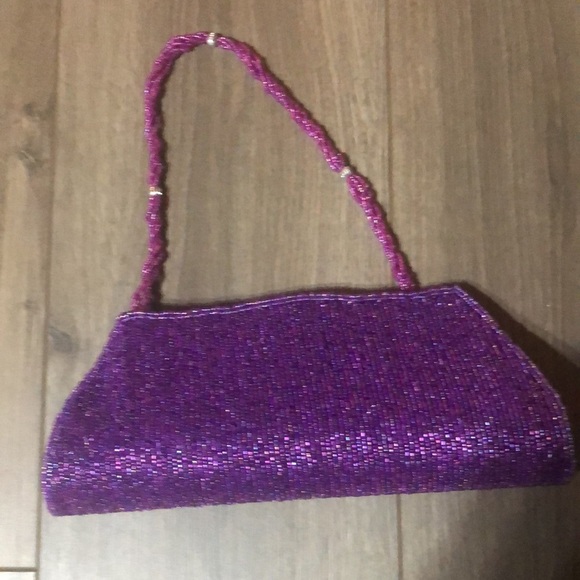 Indian Hand Made Beaded Purse - Picture 3 of 3